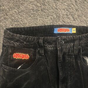 Black Corduroy Men's Jeans